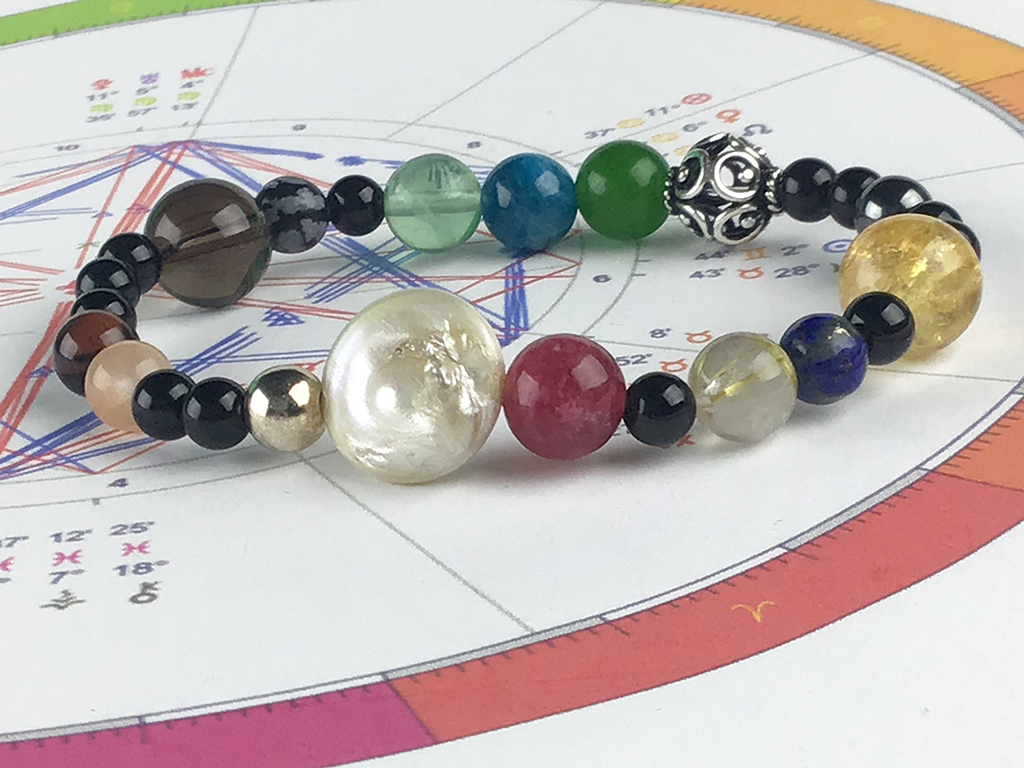 Birth Chart Analysis with Natural Stones Bracelet
