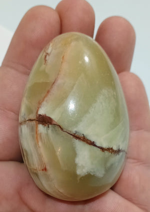 "Integration" Milticolor Onyx Shamanic Cristal Egg