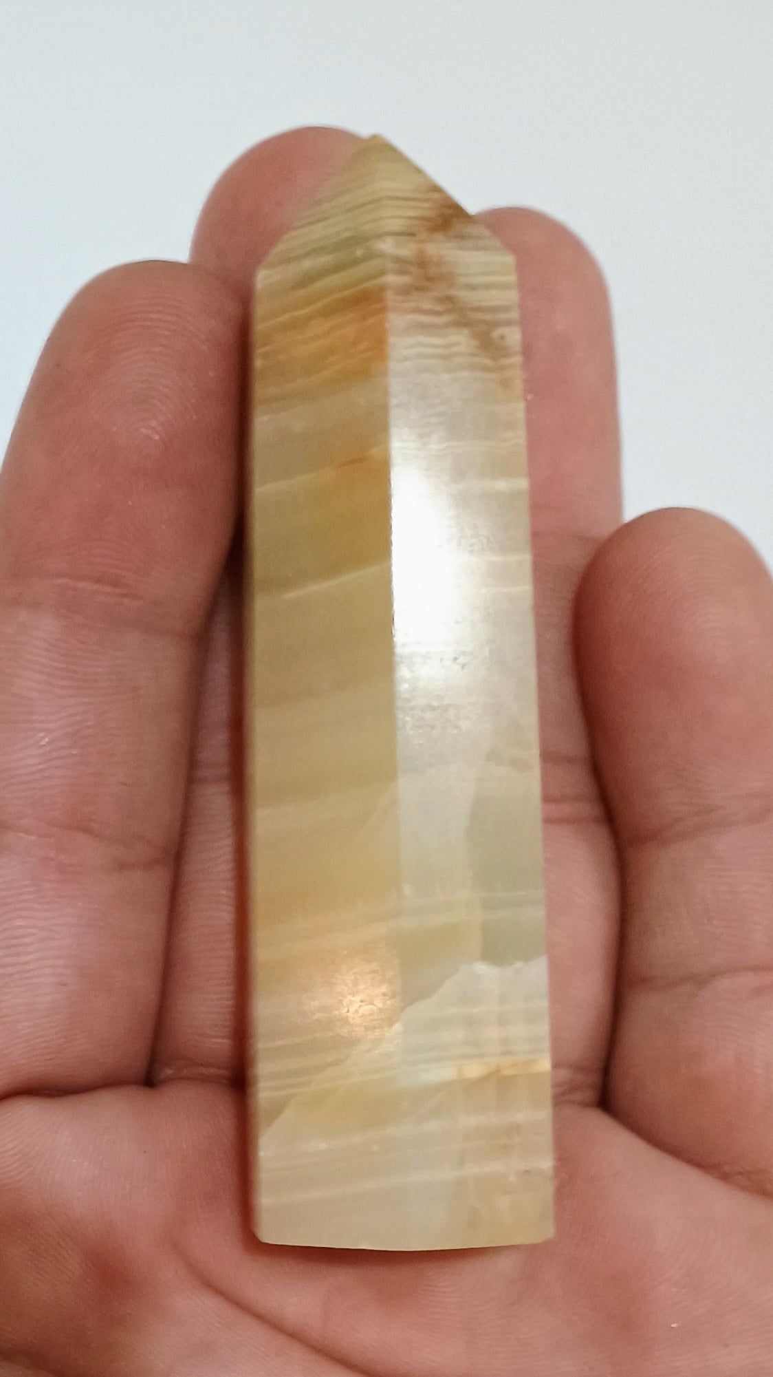 "Integration" Milticolor Onyx Shamanic Cristal Point