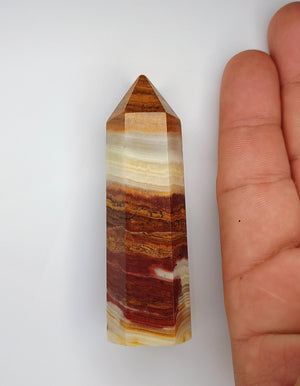 "Integration" Milticolor Onyx Shamanic Cristal Point