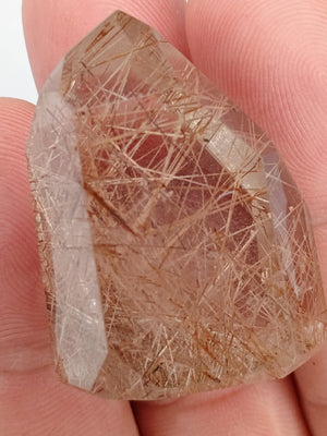 "Integration" Golden Rutile Shamanic Crystal Point