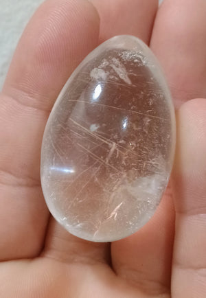 "Integration" Golden Rutile Shamanic Crystal Egg