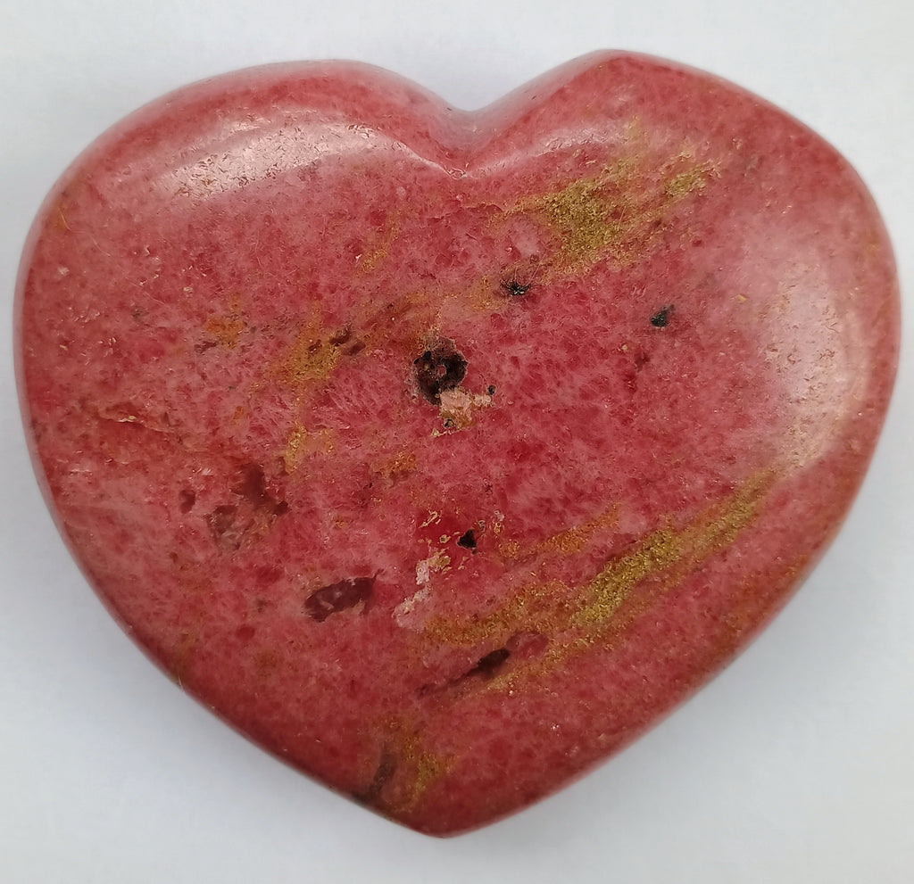 Rhodonite Heart: "Harmonize All Your Relationships"