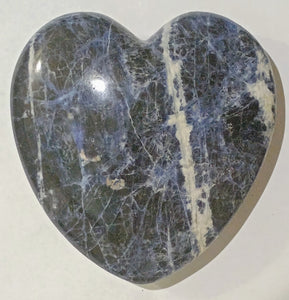 "Stability" Sodalite Heart Shamanic Crystal