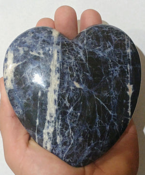 "Stability" Sodalite Heart Shamanic Crystal