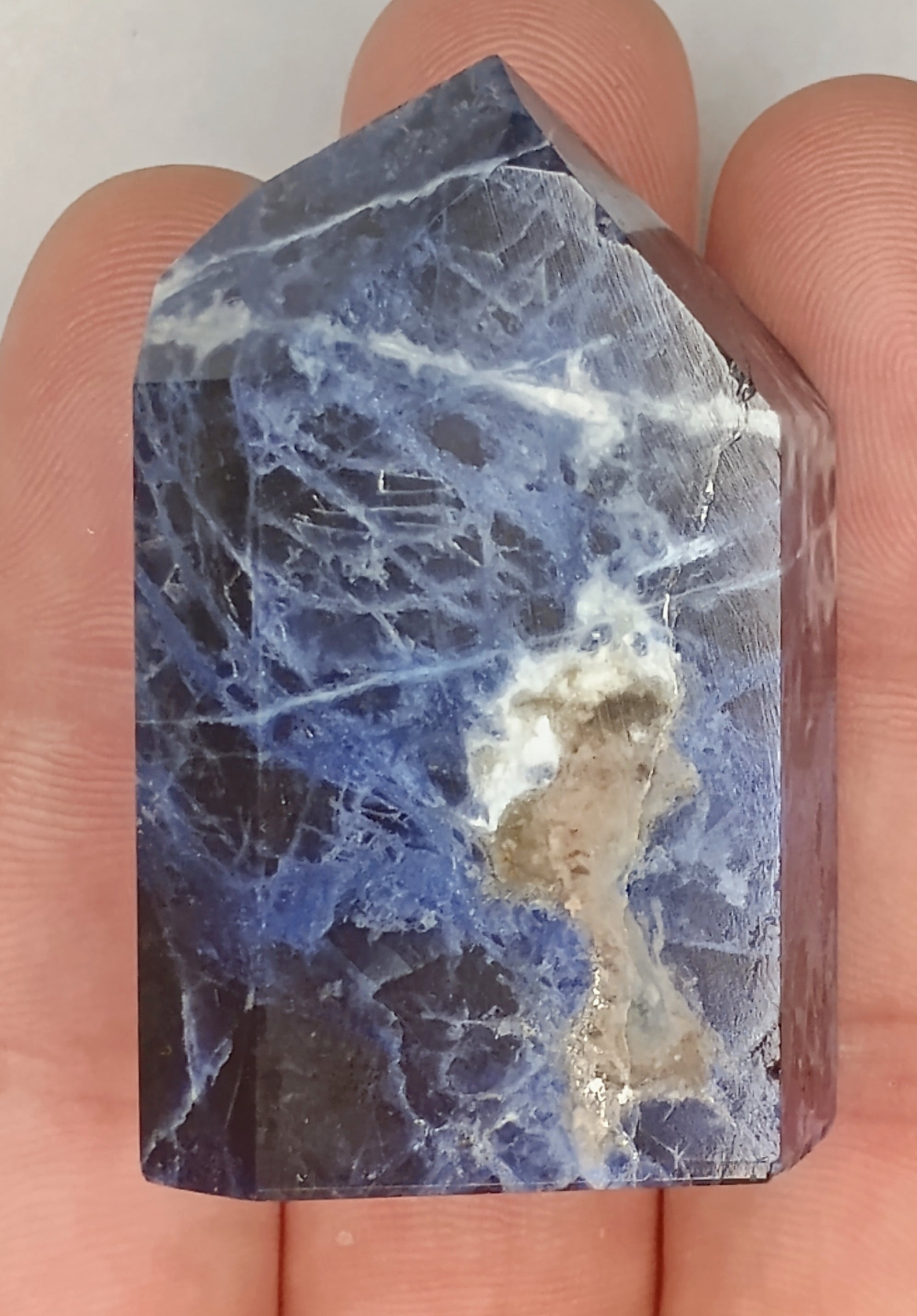 "Stability" Sodalite Shamanic Crystal Point