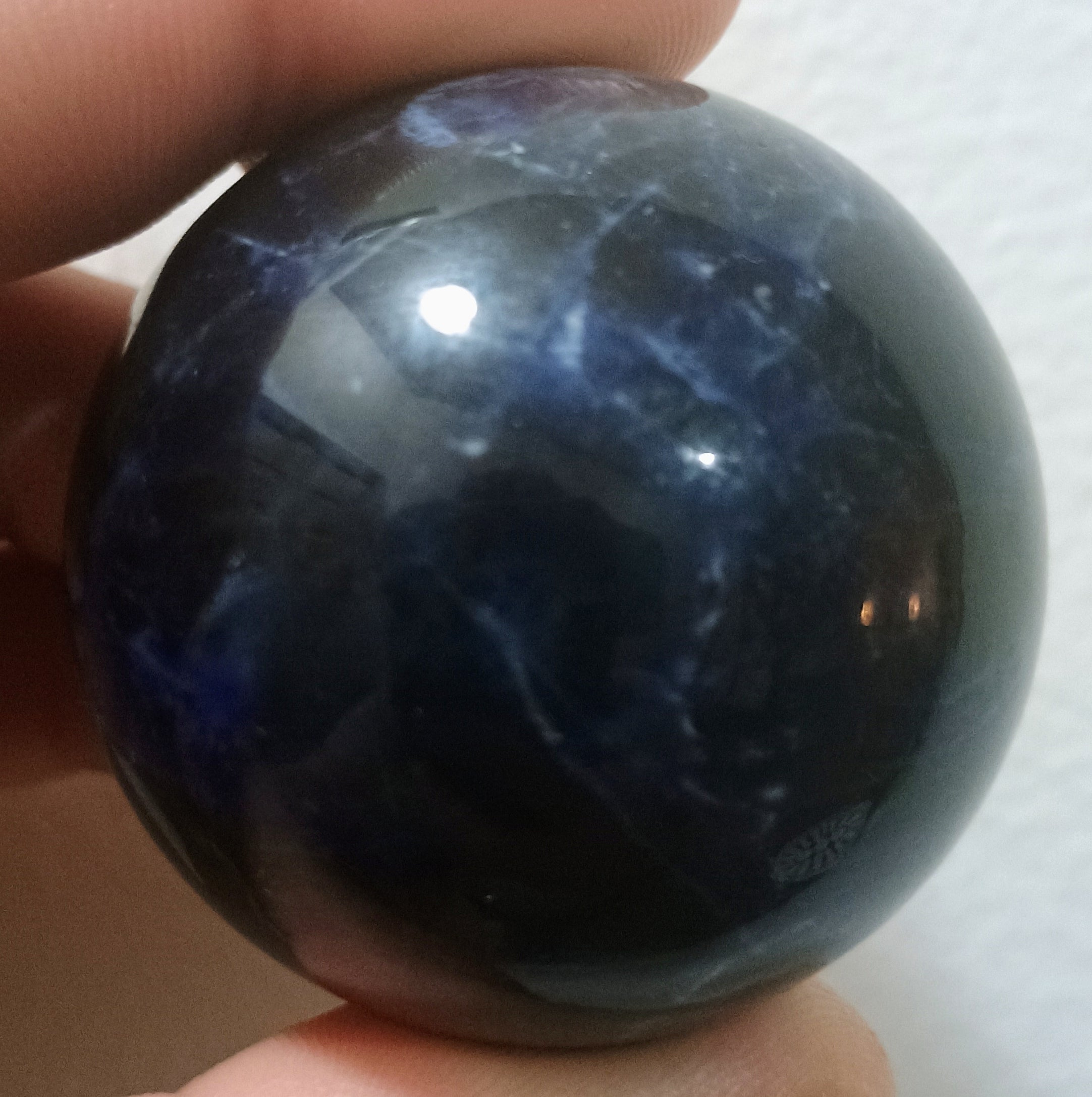 "Stability" Sodalite Shamanic Crystal Sphere