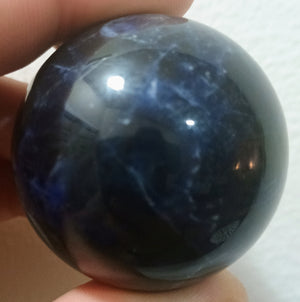 "Stability" Sodalite Shamanic Crystal Sphere