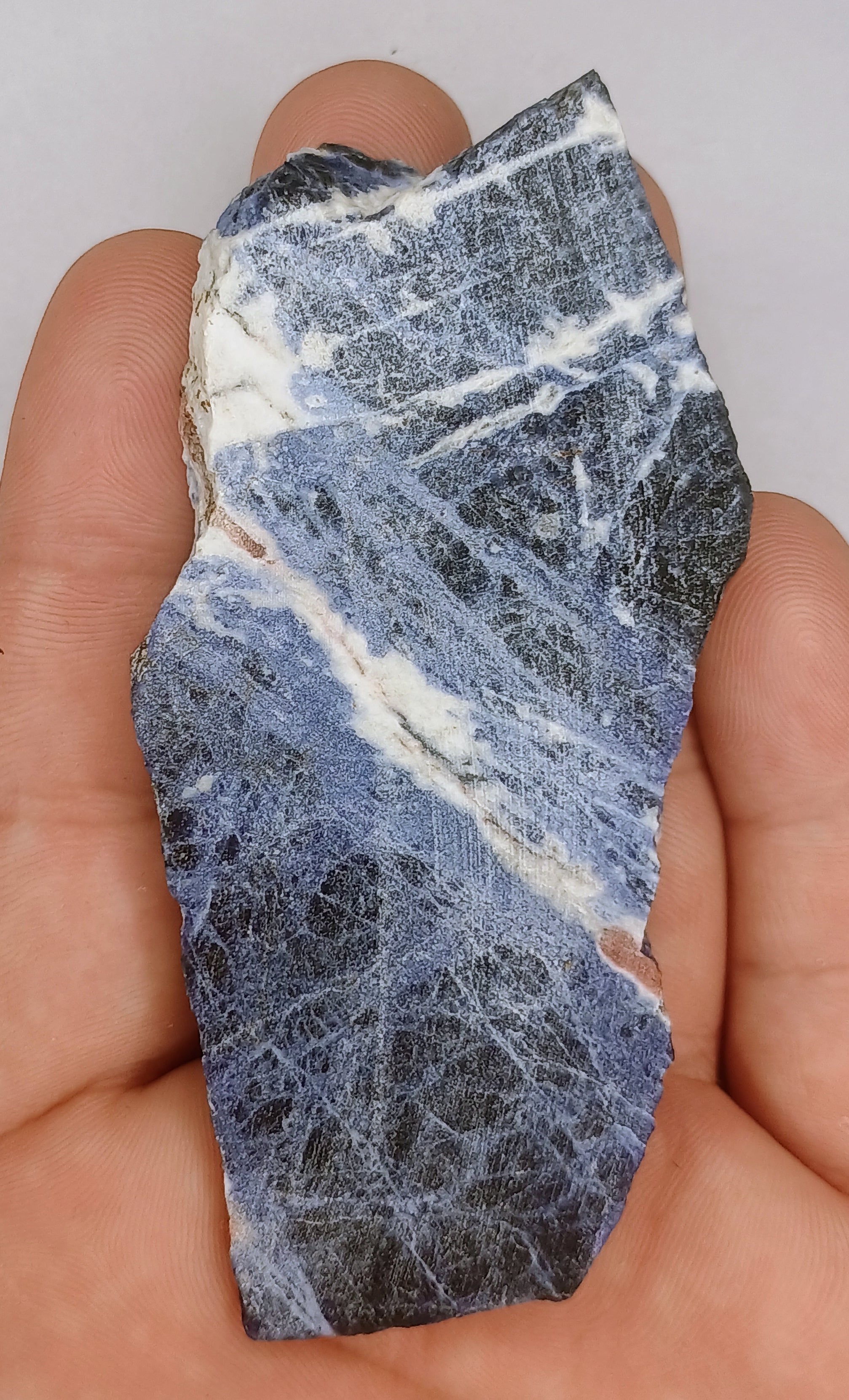 "Stability" Sodalite Shamanic Crystal Slab