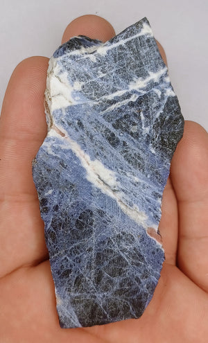 "Stability" Sodalite Shamanic Crystal Slab