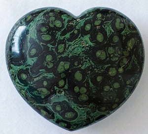 "Vitality" Crocodile Jasper Heart