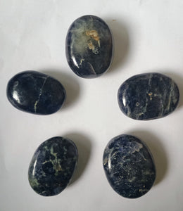 Seeing with Clarity - Iolite Palm Stone Shamanic Crystal