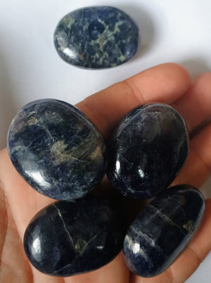 Seeing with Clarity - Iolite Palm Stone Shamanic Crystal