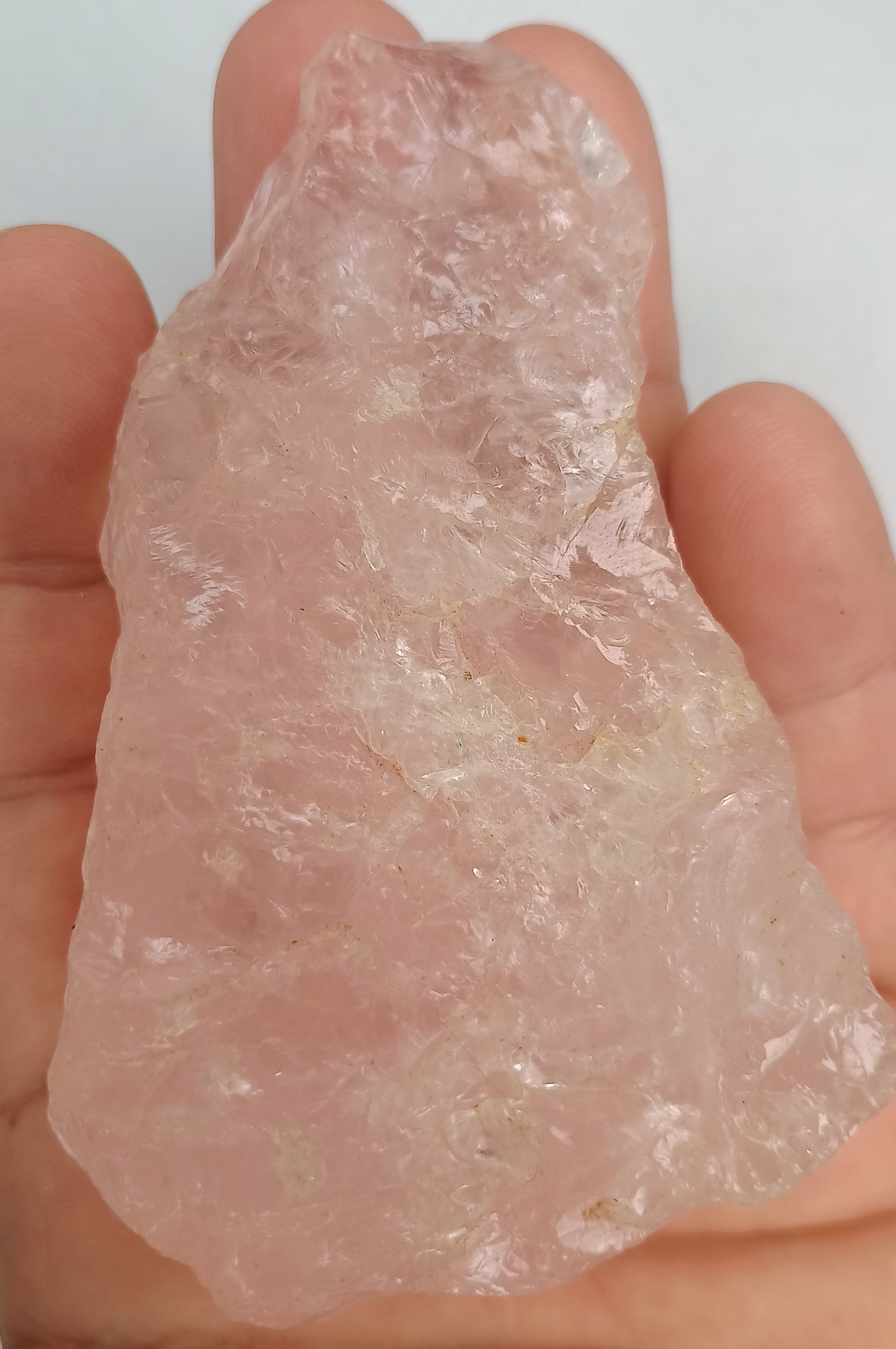 "Pink Flame of Love and Beauty" - Raw Rose Quartz
