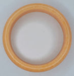 "Inner Child Healing" Peach Orange Calcite Bangle Bracelet