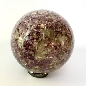 "Healthy Mindset" - Large Lepidolite Sphere