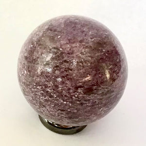 "Healthy Mindset" - Medium Lepidolite Sphere
