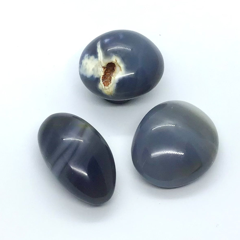 Tranquility - Gray-Blue Agate Powertrio