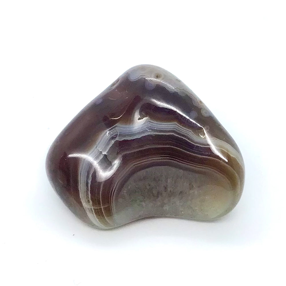 Tranquility - Gray Agate Large Tumbled Stone