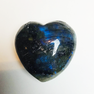 "Faith in Yourself" Blue Labradorite Heart