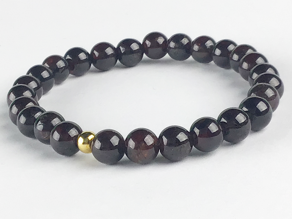 "Female Ancestry" Red Garnet Bracelet