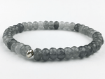 "Tranquility" Gray Agate Bracelet