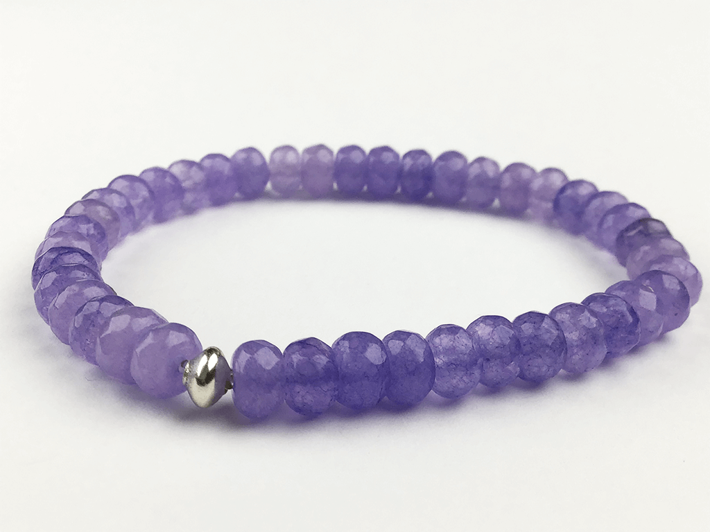 "Lilac" Lavender Agate Bracelet